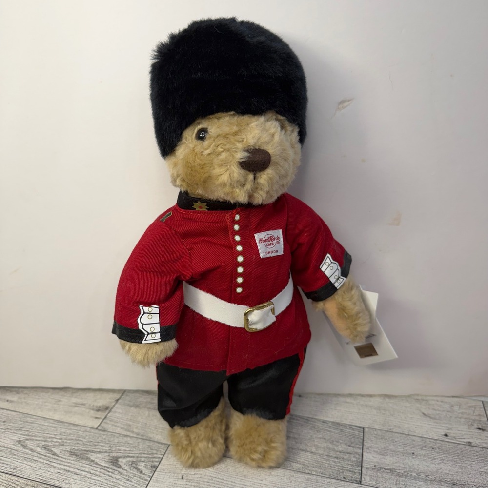 Hard Rock Cafe London Herrington Teddy Bear Limited Edition Royal Guard Plush